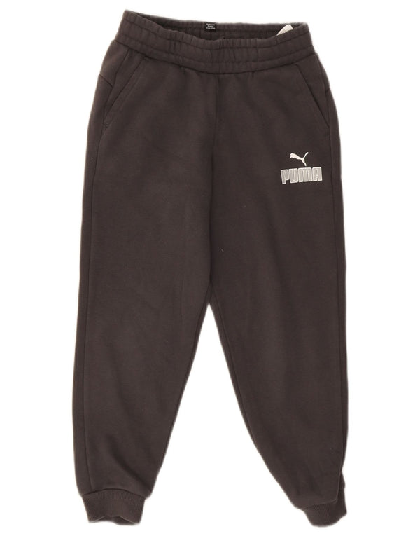 Puma Boys Grafisk træningsdragt Bukser Joggers 7-8 år Sort Bomuld