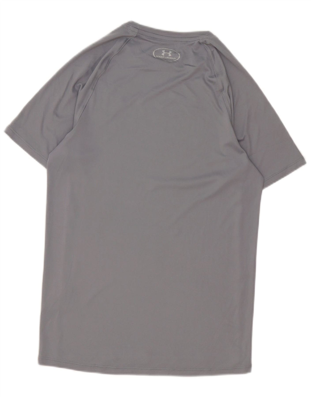 Under Armour Herre Heat Gear Grafisk T-Shirt Top Lille Grå Polyester