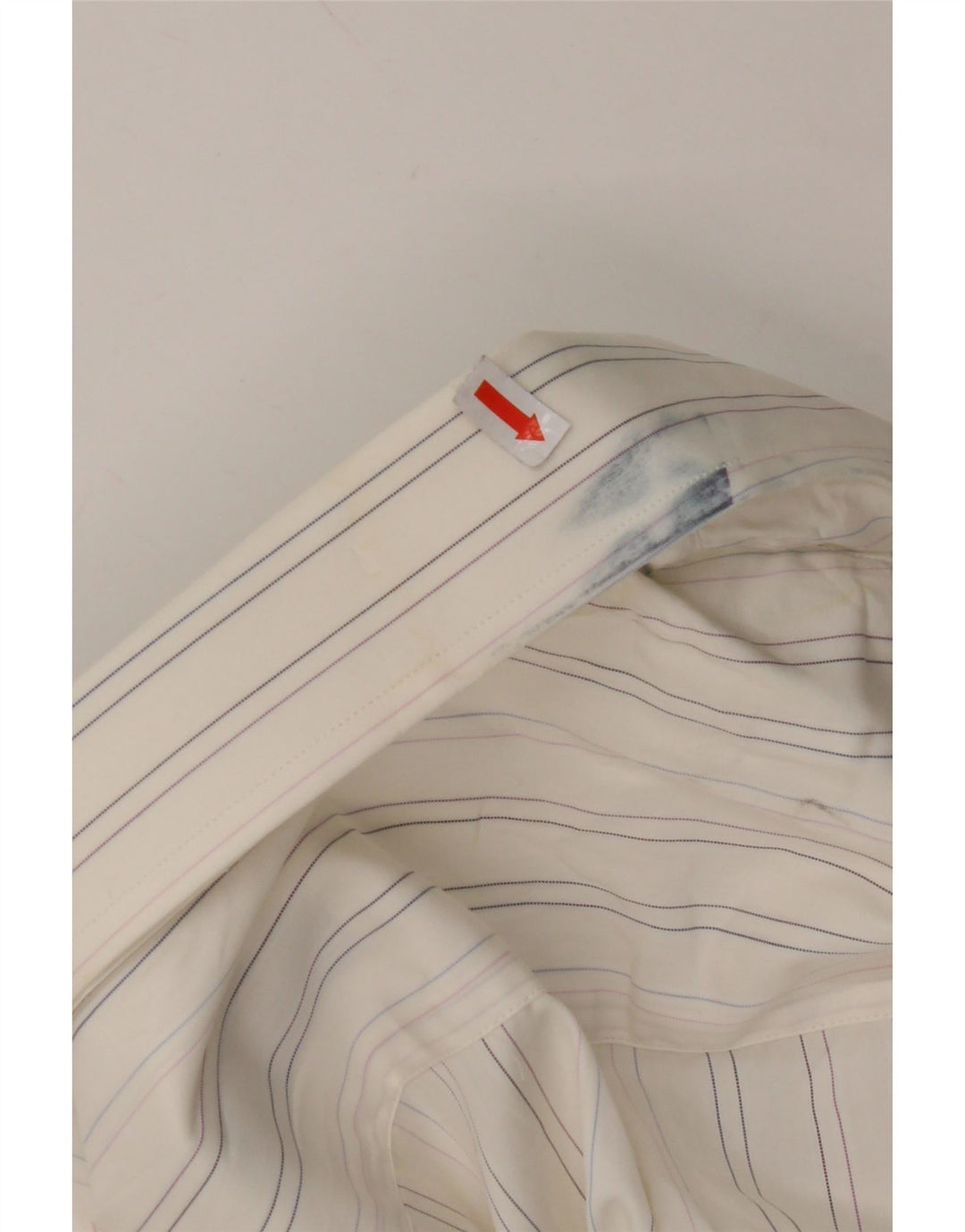 MASSIMO DUTTI Herreskjorte str. 43 Stor hvidstribet bomuld