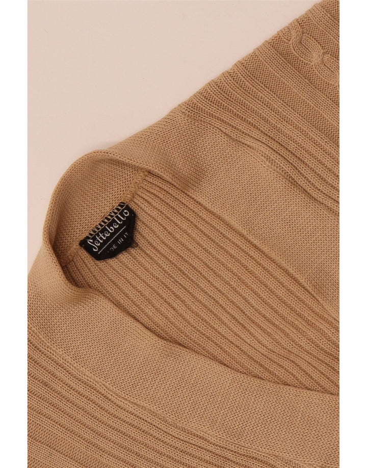 Settebello Herre Cardigan Sweater Small Beige