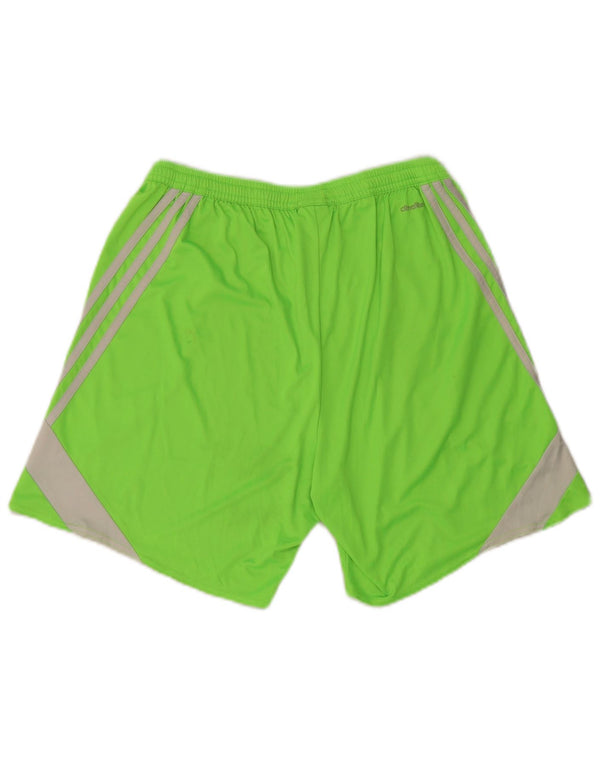 Adidas Herre Regular Fit Sportshorts Large W27 L7 Green Colourblock Sports