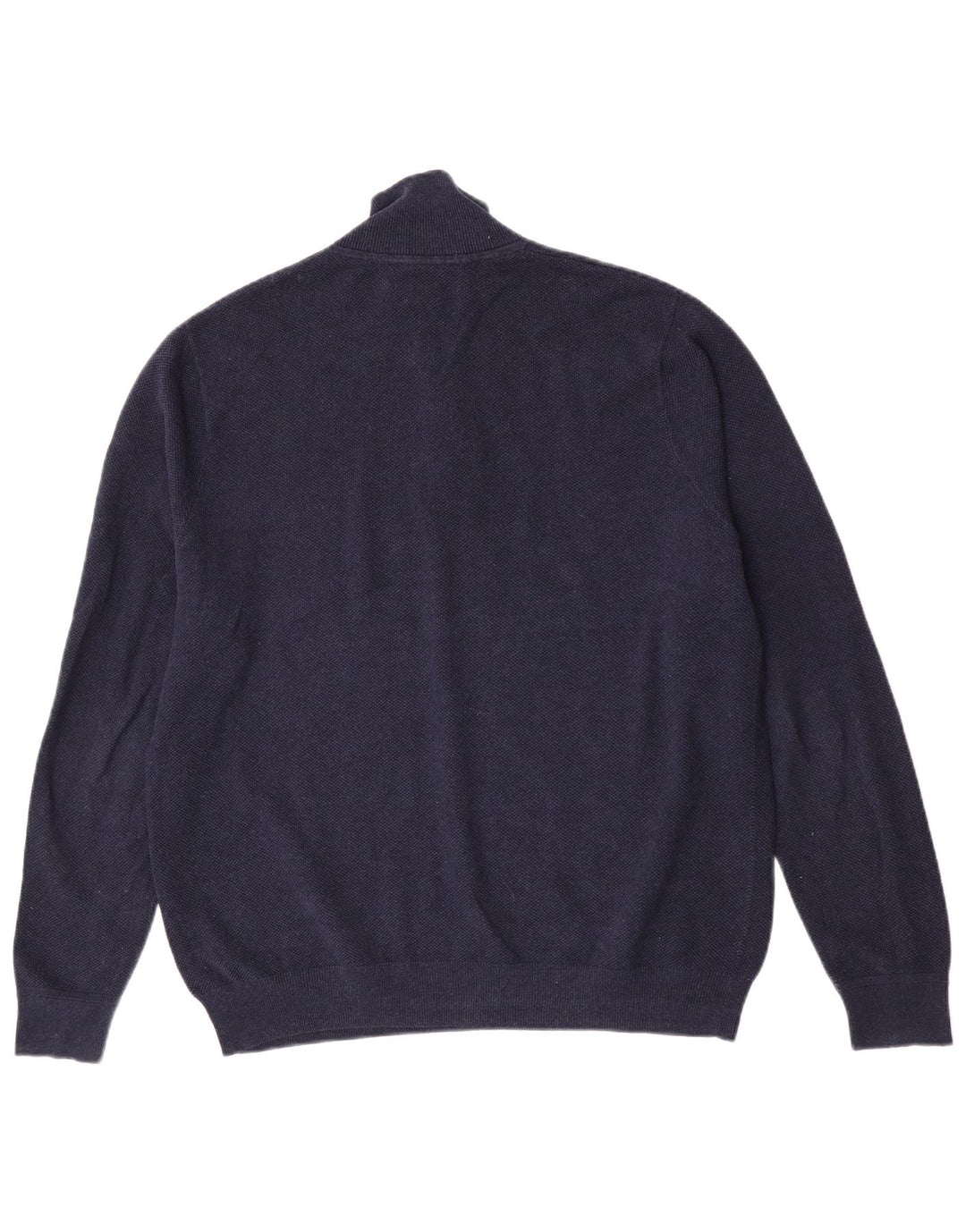 John Lewis herre lynlås-hals sweater stor marineblå bomuld