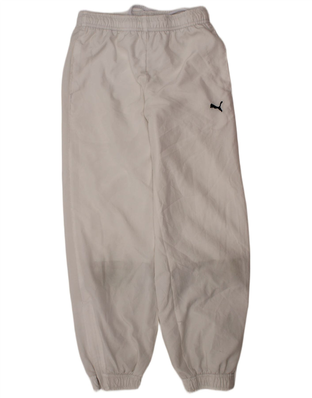 PUMA Træningsdragt til drenge Bukser Joggers 9-10 år Hvid polyester