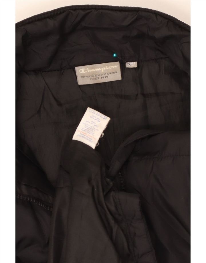 Champion Womens Polstret Gilet UK 14 Large Black Nylon