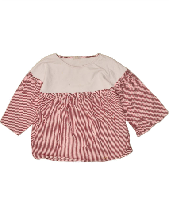 LIU JO Girls Blouse Top 15-16 Years Red Striped Cotton | Vintage Liu Jo | Thrift | Second-Hand Liu Jo | Used Clothing | Messina Hembry 