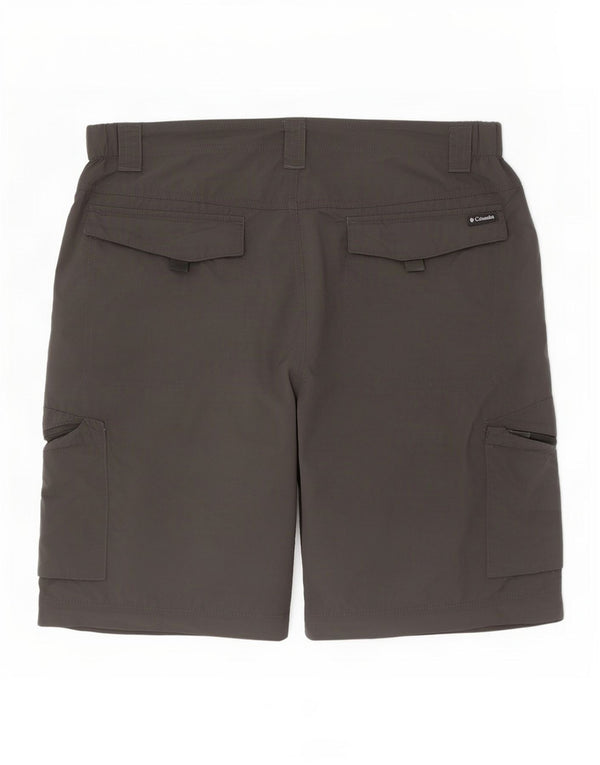 Columbia Herre Omni-Shield Cargo Shorts W38 XL Khaki Nylon