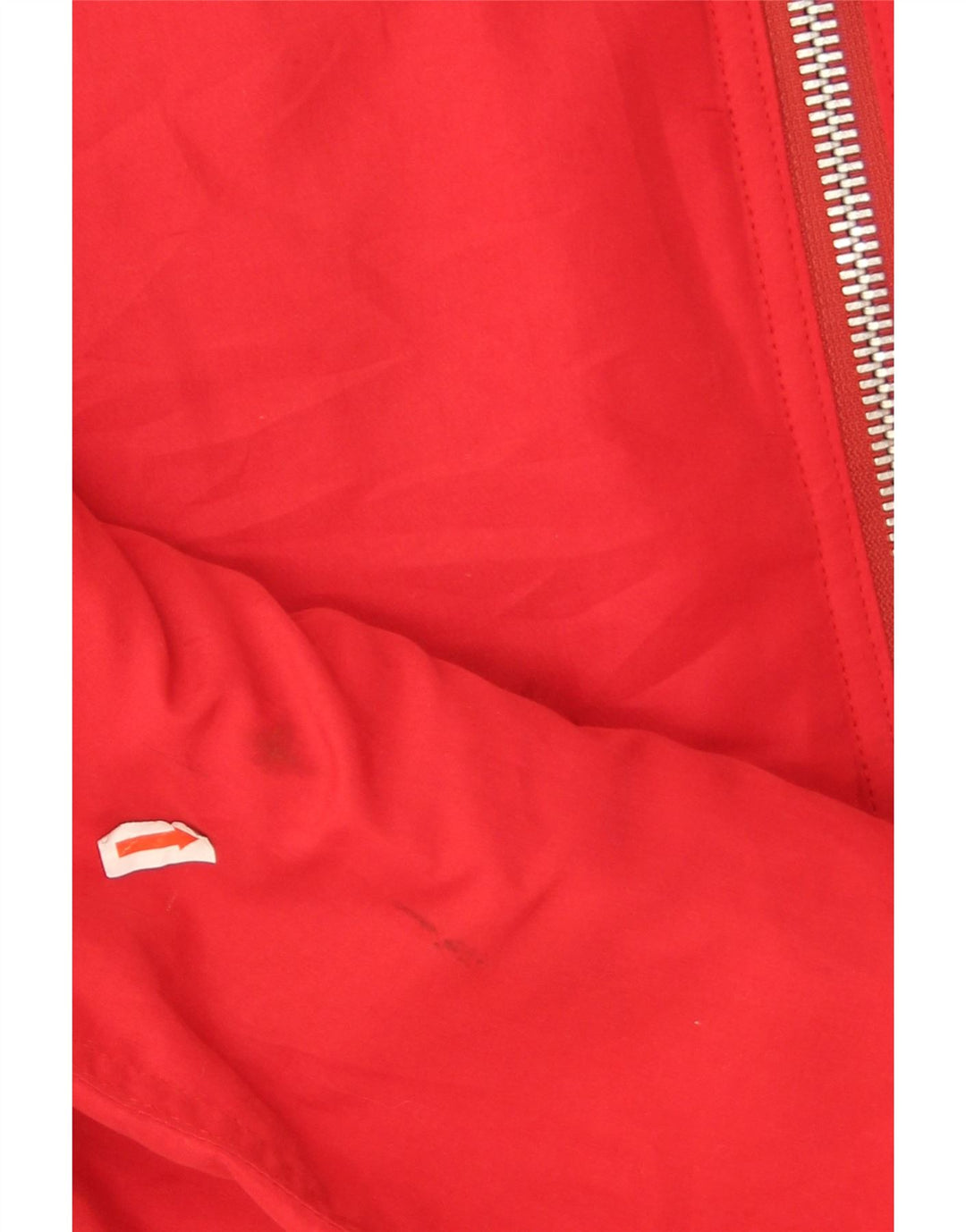 Polbot Herre Loose Fit Polstret Jakke UK 38 Medium Rød Polyester