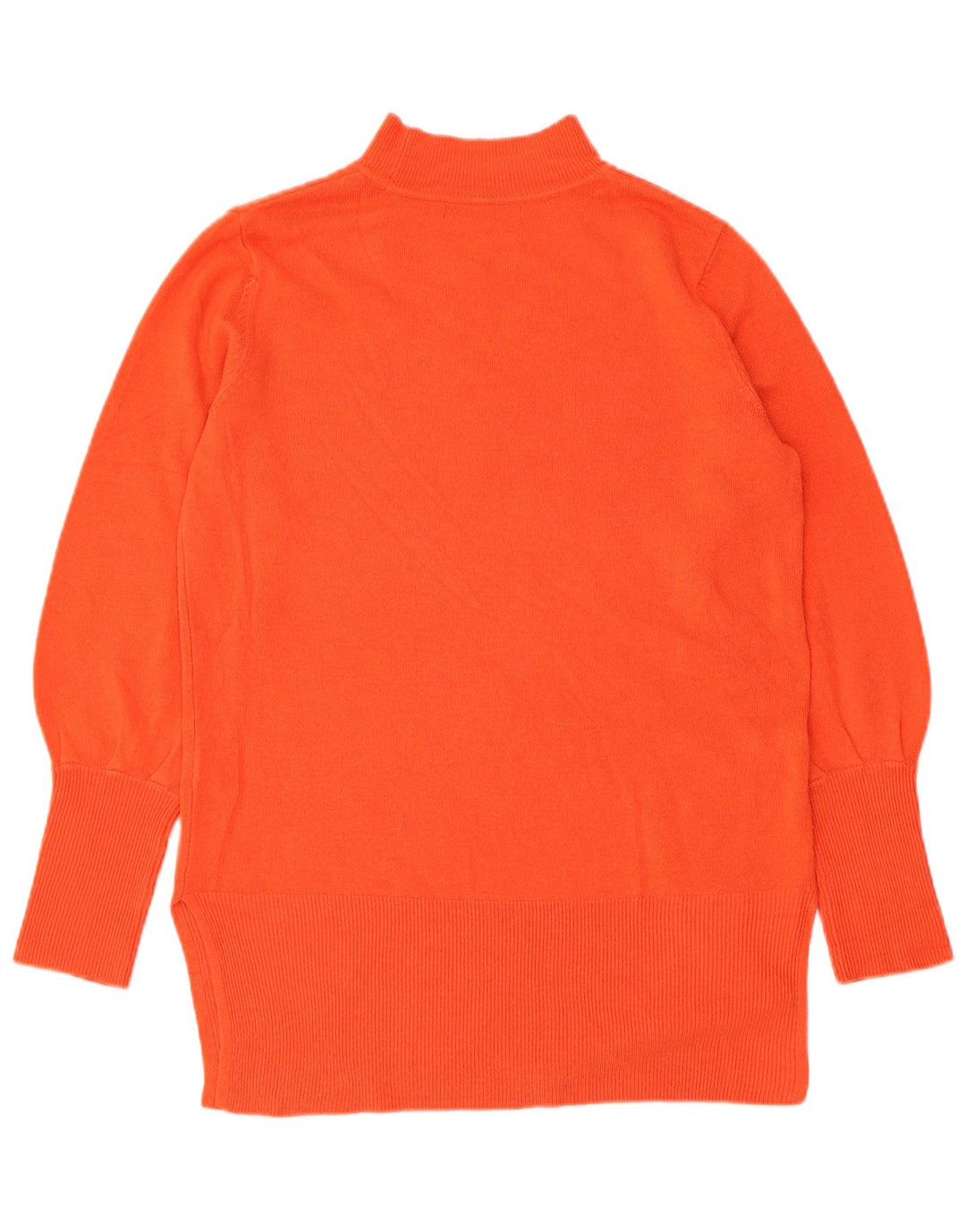 Marks & Spencer Dame Turtle Neck Jumper Sweater UK 14 Medium Orange