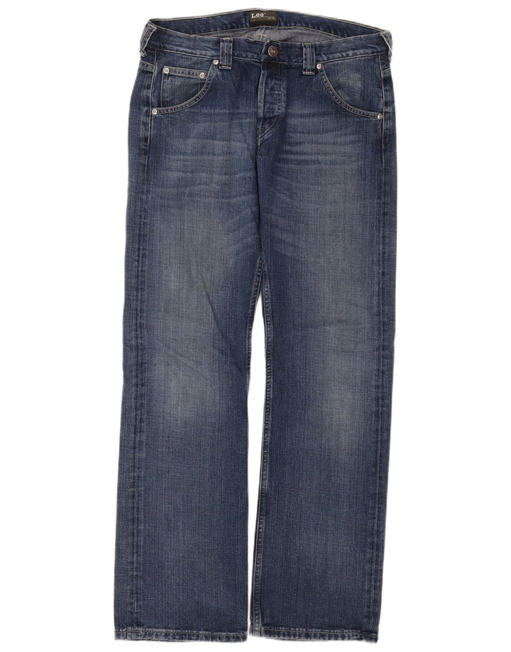 Lee Herre Flint Regular Fit Bootcut Jeans W33 L32 Blå Bomuld