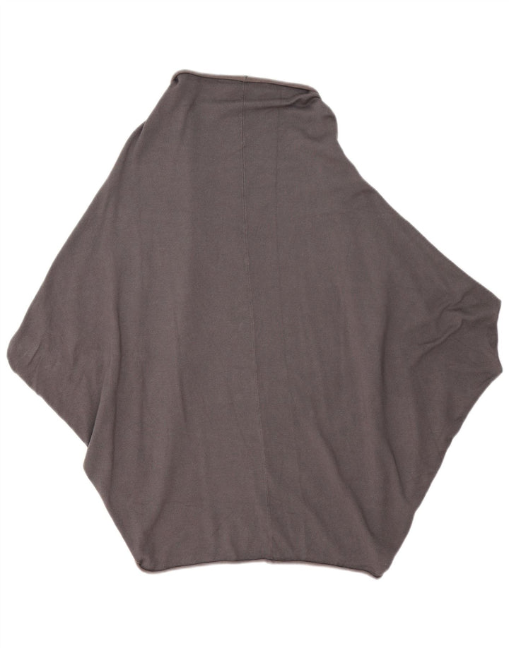 Zara Womens Open Cardigan Sweater UK 14 Medium Grey