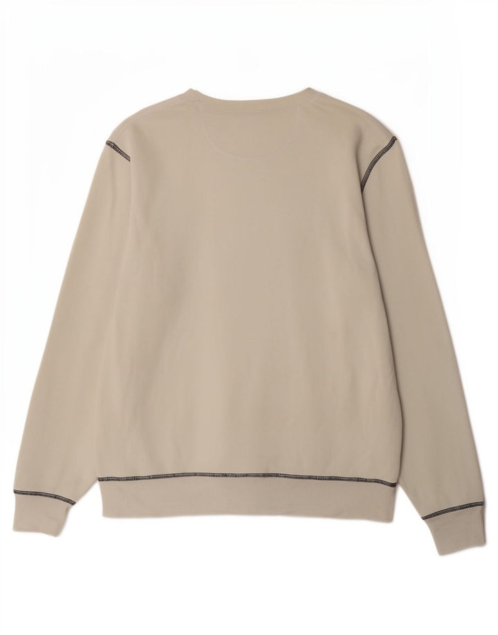 Champion Herre Sweatshirt Jumper Medium Hvid Bomuld