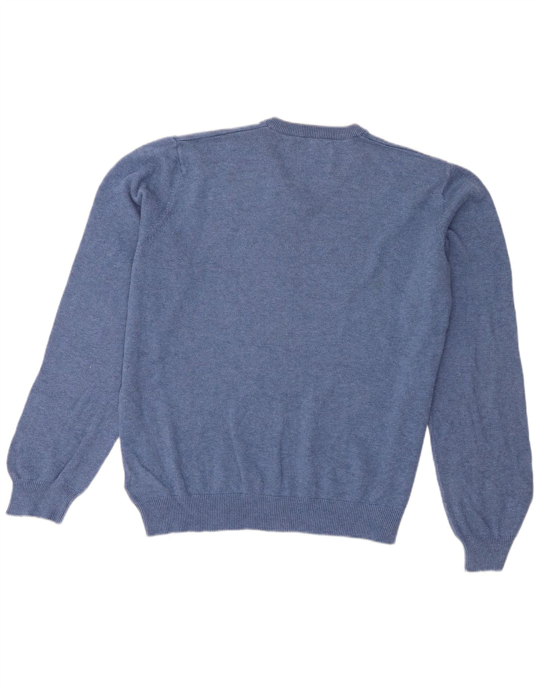 Marks & Spencer Herre V-hals sweater Stor blå bomuld