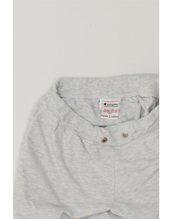 CHAMPION Womens Sport Shorts UK 8 Small Grey Cotton Vintage Champion and Second-Hand Champion from Messina Hembry 