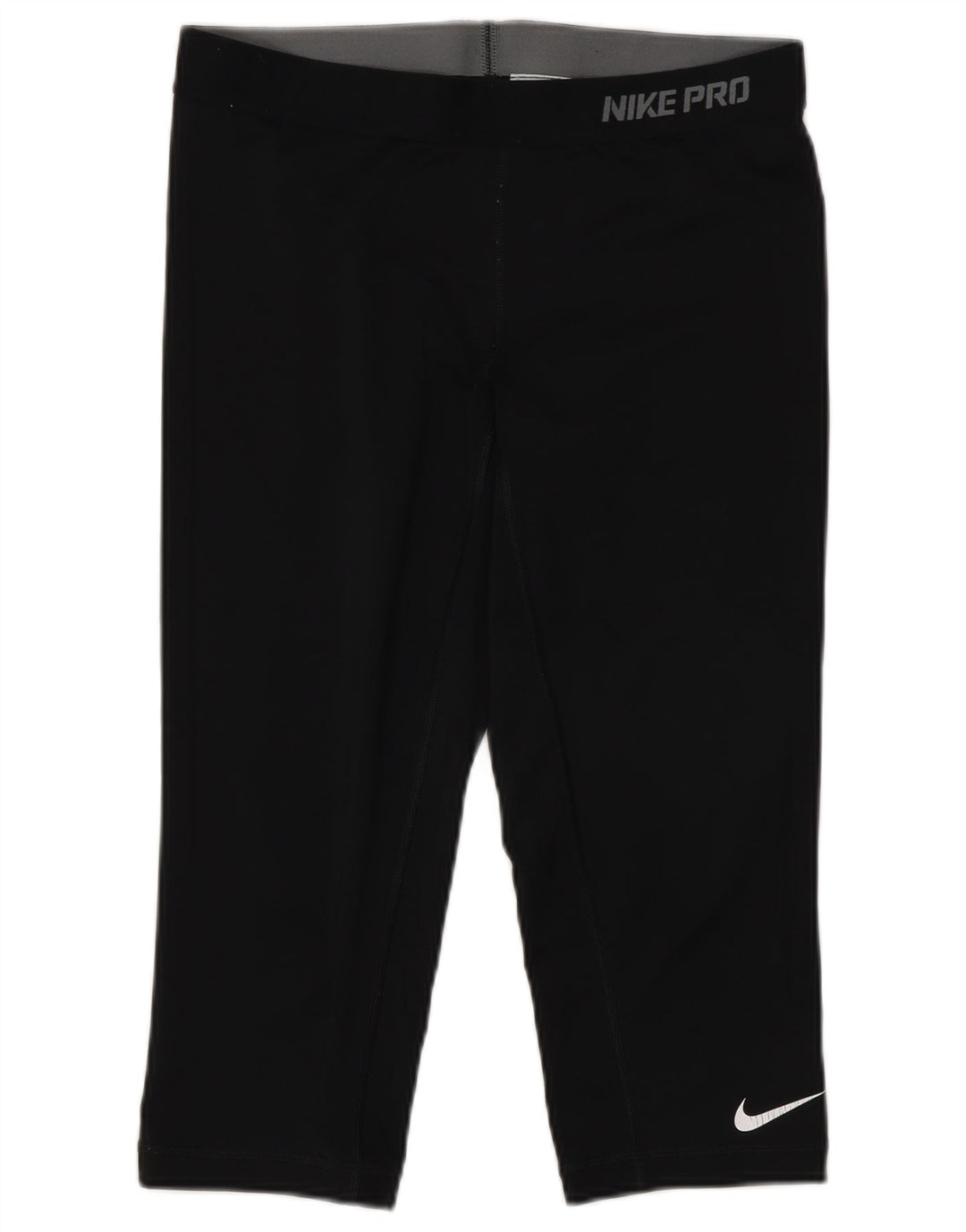 Nike Dame Capri Leggings UK 12 Medium Sort
