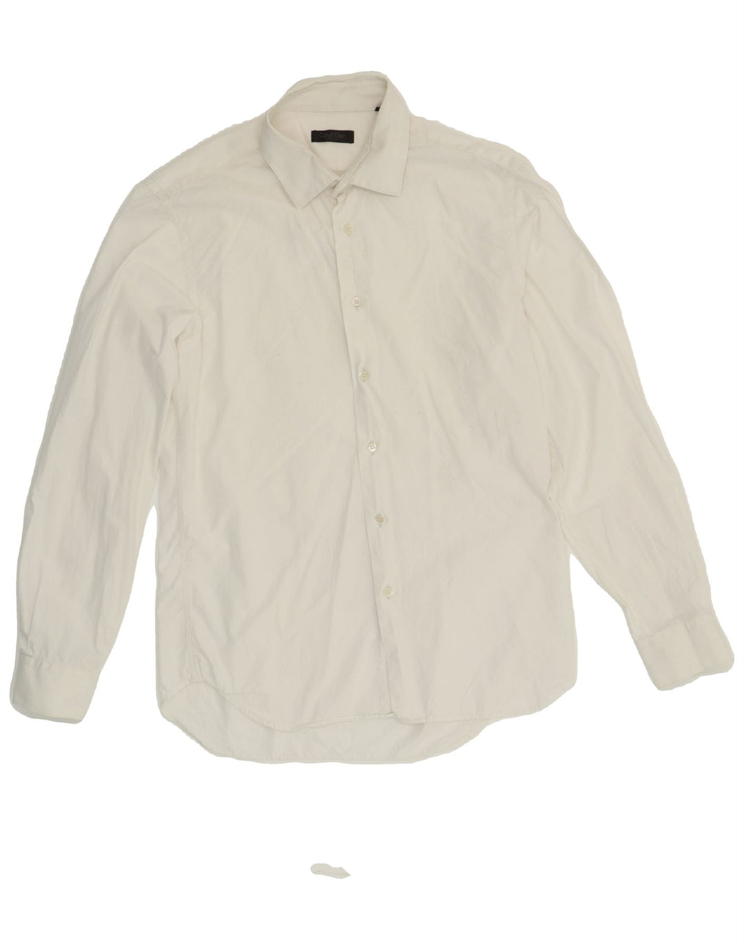 CALVIN KLEIN Mens Shirt Size 17 XL White Vintage Calvin Klein and Second-Hand Calvin Klein from Messina Hembry 