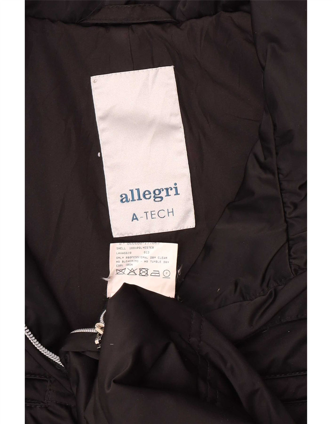 Allegri Dame Polstret Jakke IT 46 Stor Sort Polyester