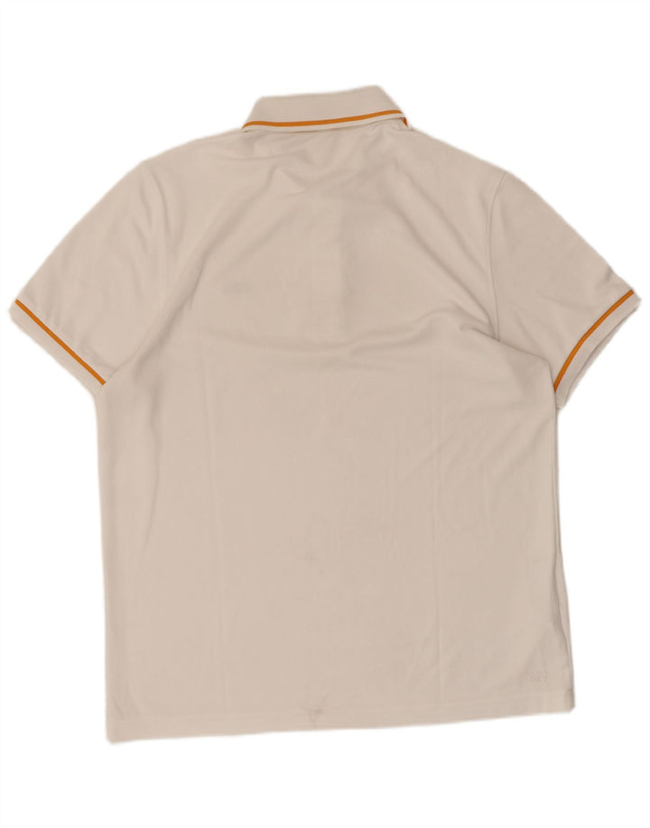 LACOSTE Poloshirt til mænd Medium hvid polyester