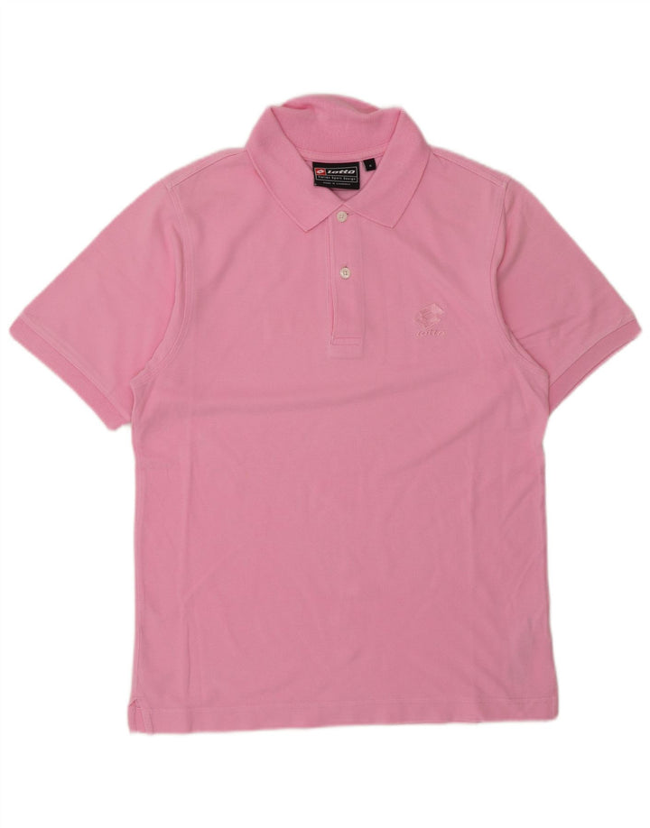 Lotto Herre Polo Shirt Lille Pink Bomuld