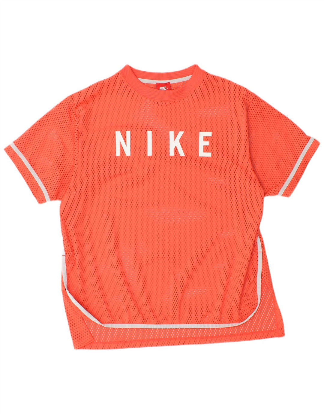 Nike grafisk T-shirt top til mænd, stor orange polyester