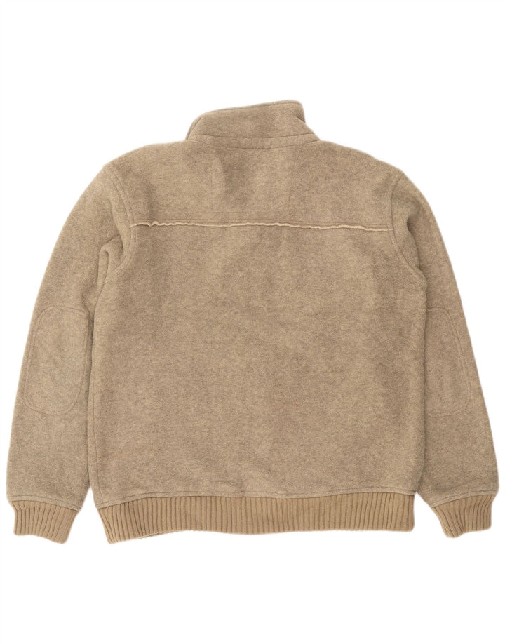 Marks & Spencer Herre Blue Harbor Træningsdragt Topjakke Stor Beige Flecked