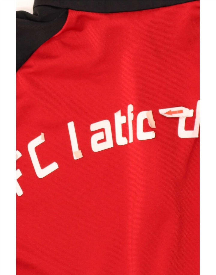Adidas Grafisk træningsdragt jakke til mænd Large Red Colourblock Polyester