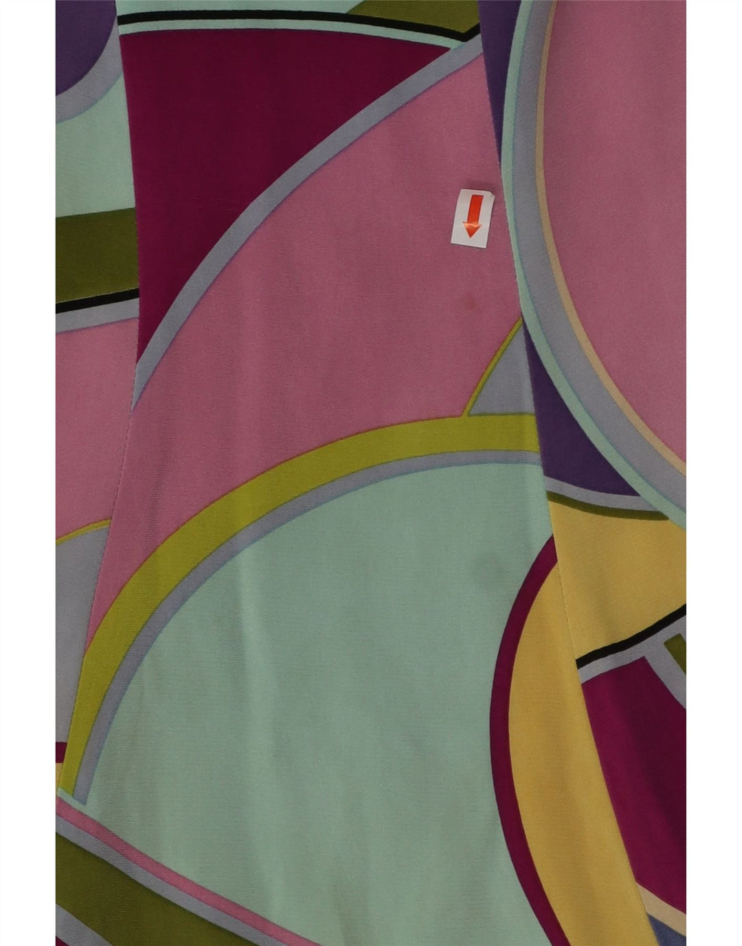 KAREN MILLEN A-line nederdel til kvinder UK 10 Small W30 Flerfarvet geometrisk