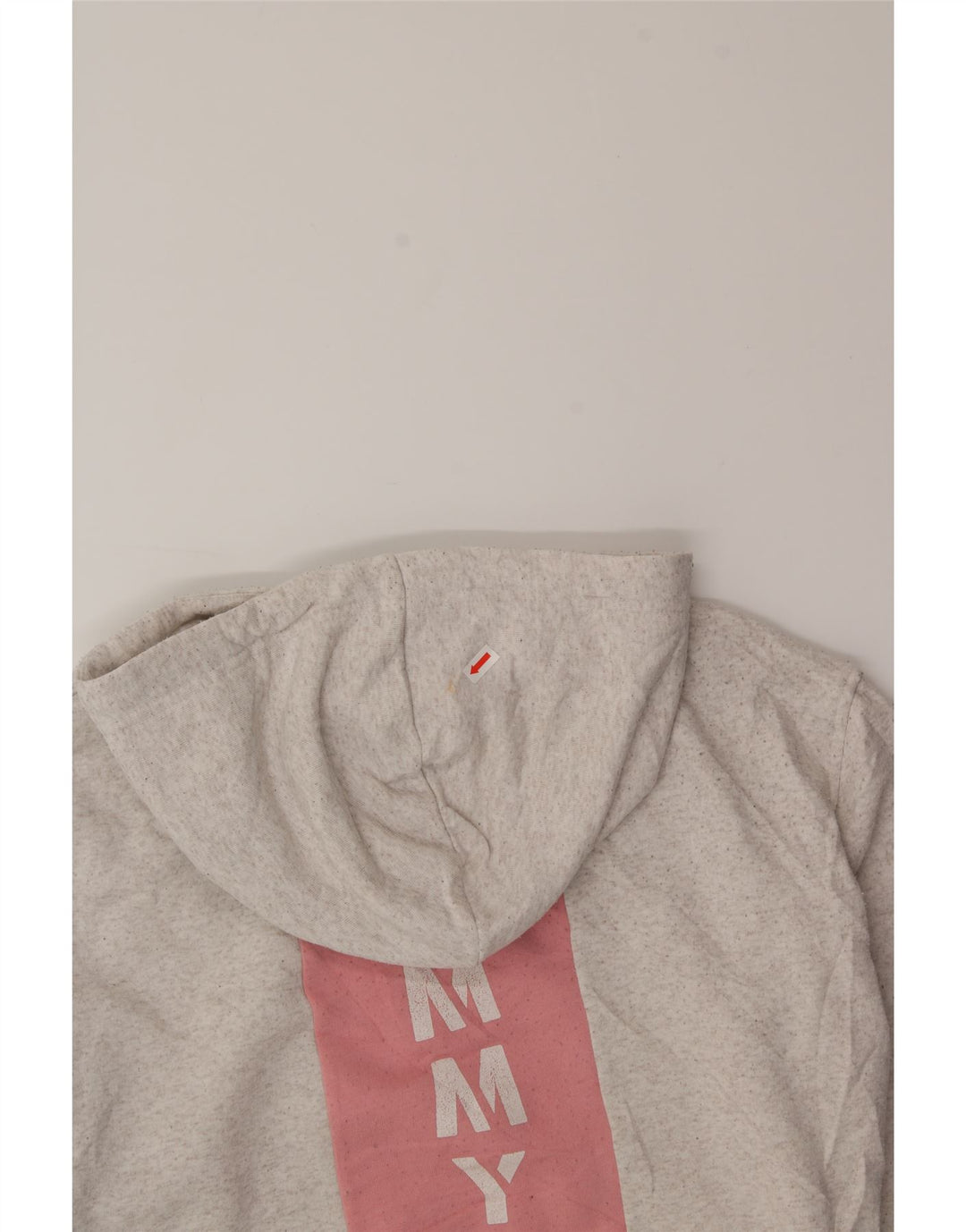 TOMMY HILFIGER Girls Oversized Hoodie Jumper 11-12 Years Medium Grey Vintage Tommy Hilfiger and Second-Hand Tommy Hilfiger from Messina Hembry 