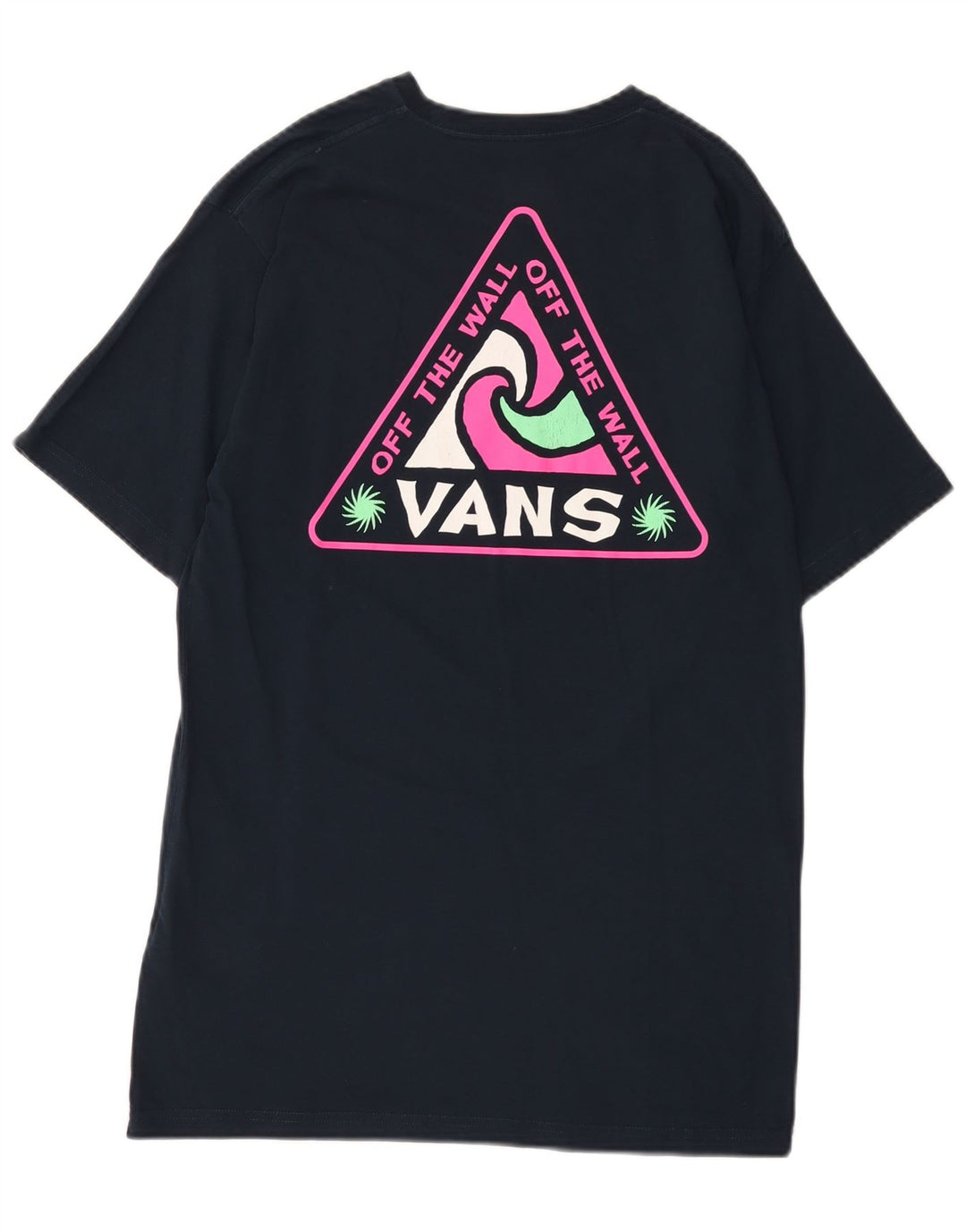 Vans Herre Classic Fit Grafisk T-Shirt Top Medium Navyblå Bomuld