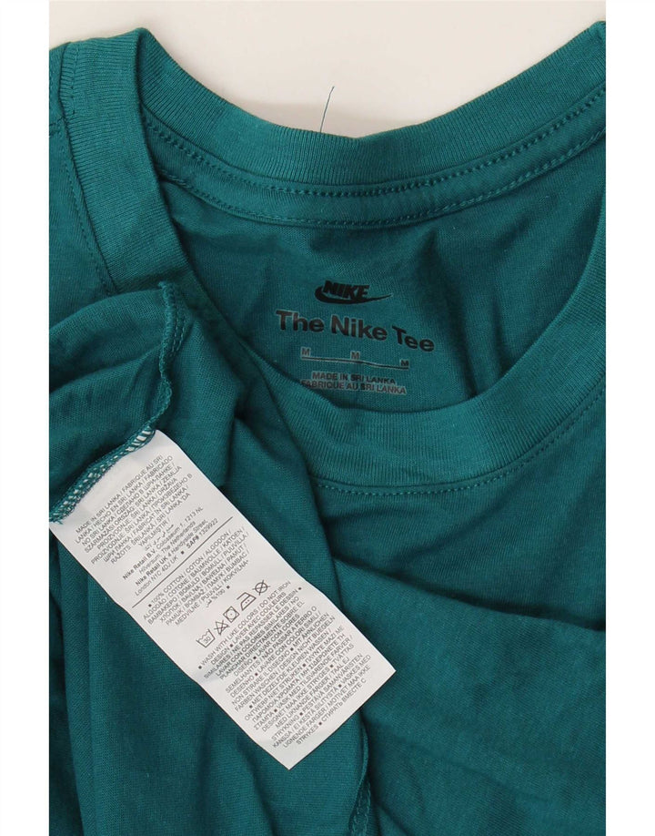 Nike T-shirt top mellem grøn bomuld til mænd