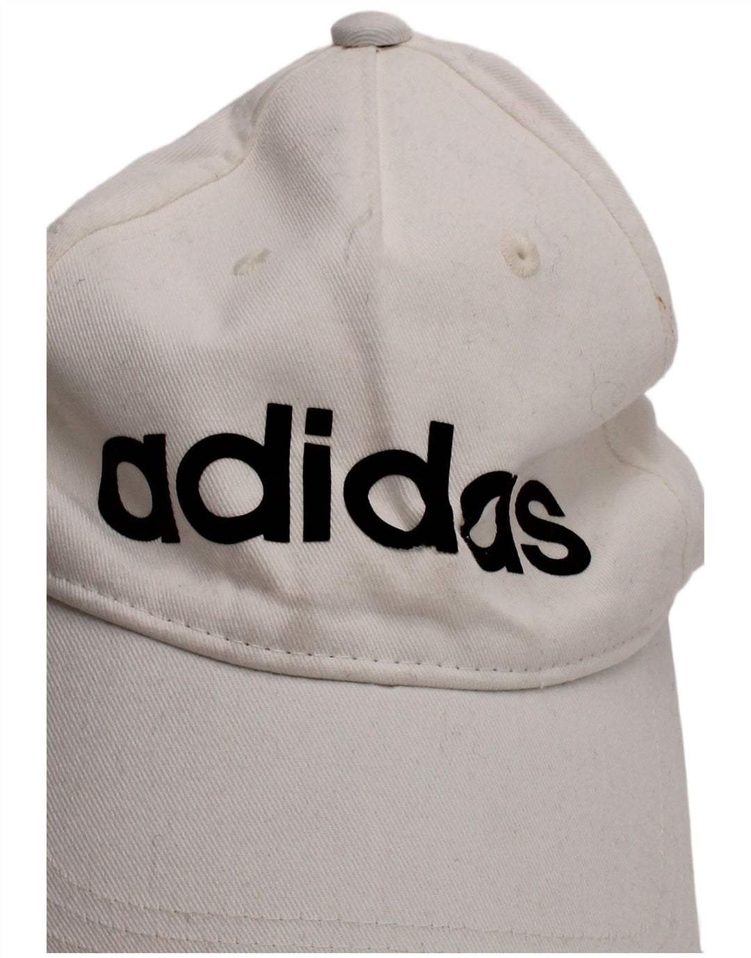 Adidas Herre grafisk baseballkasket One Size hvid bomuld