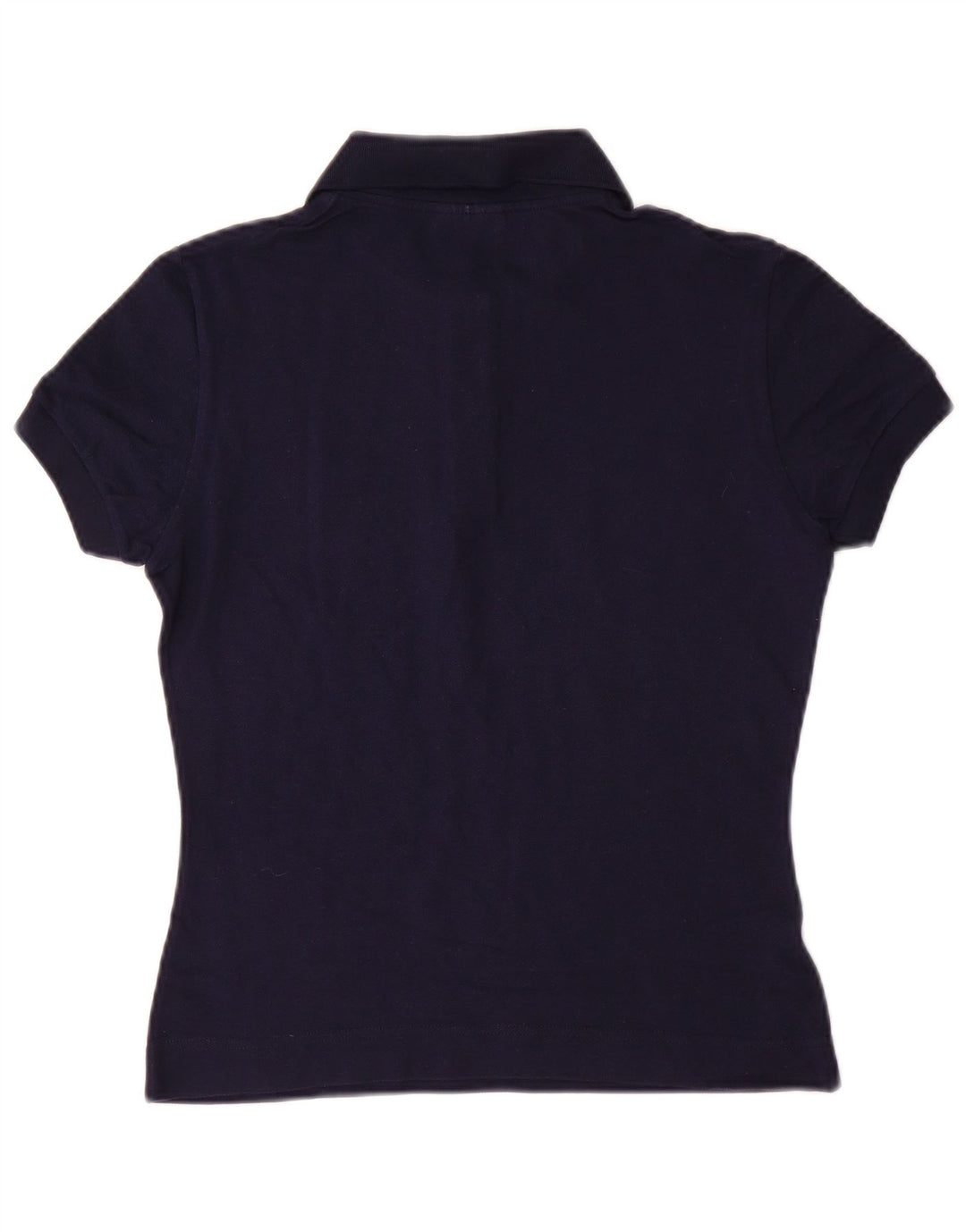 Lacoste Dame Polo Shirt Størrelse 40 Medium Navy Blue Bomuld