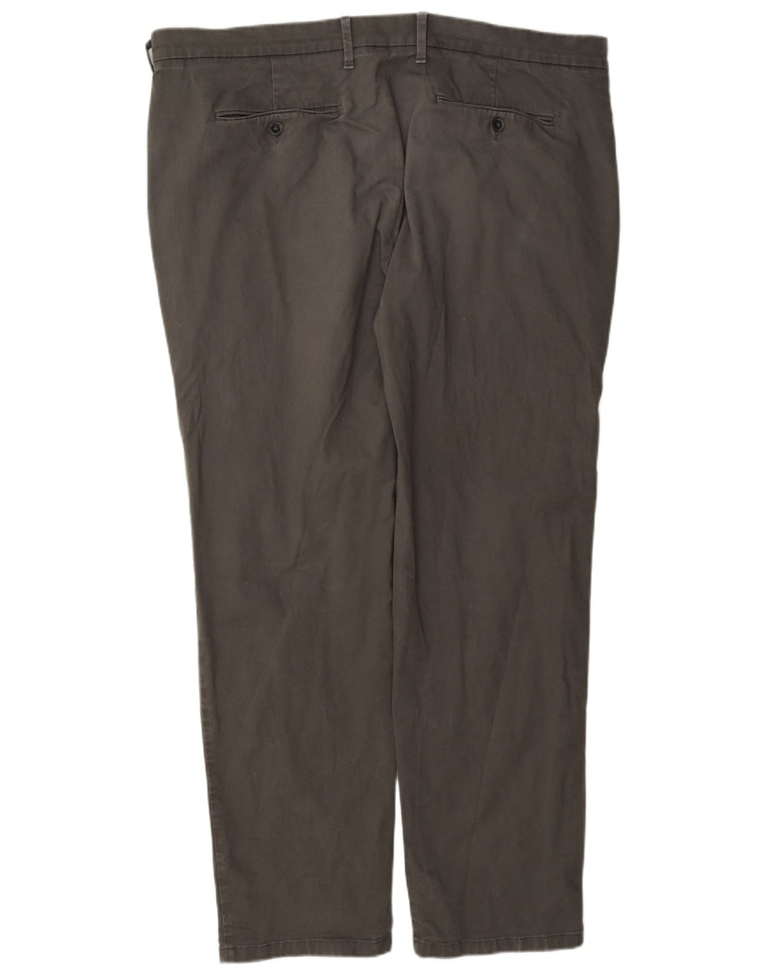 Marks & Spencer Herre Regular Fit Chinobukser W40 L33 Grå Bomuld