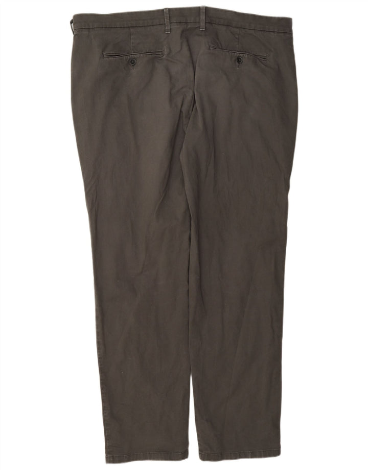Marks & Spencer Herre Regular Fit Chinobukser W40 L33 Grå Bomuld