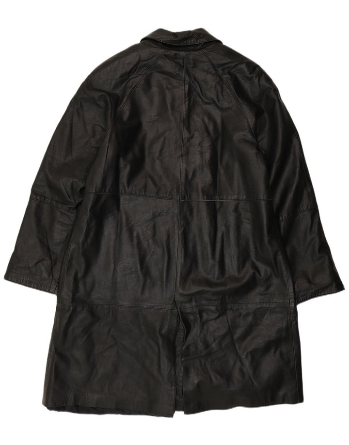 Olivieri Dame Venezia Læderfrakke IT 48 XL Sort Læder