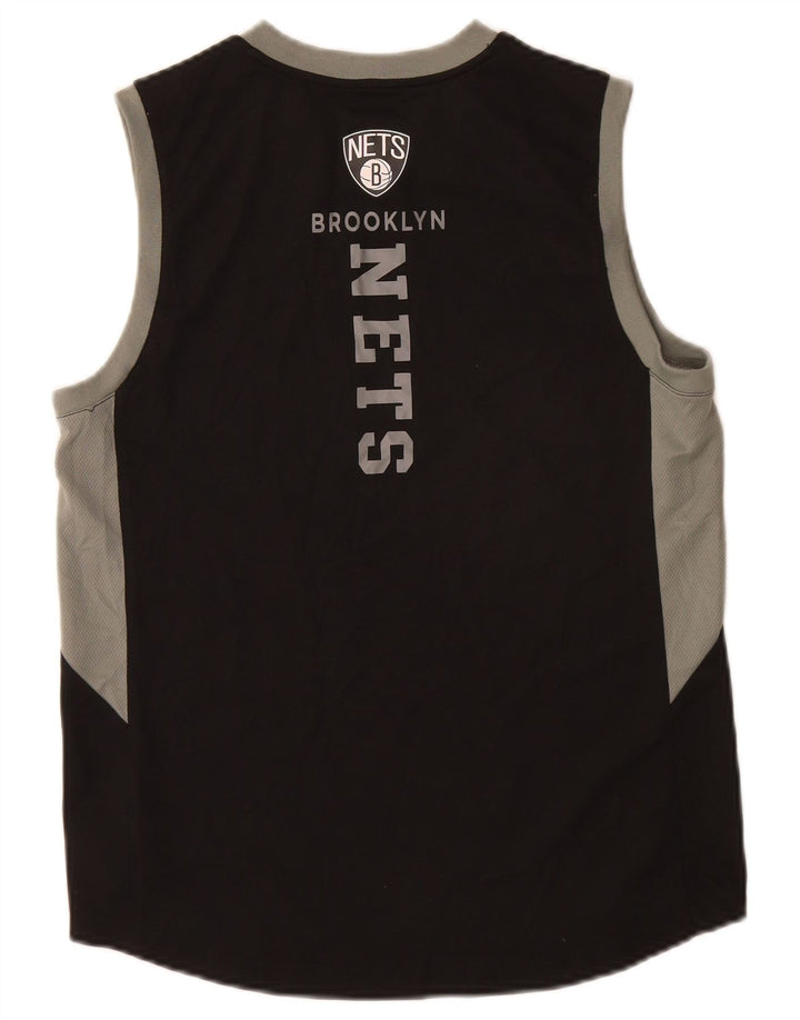 NBA Boys Brooklyn Nets Grafisk Vest Top 14-15 år Stor sort farveblok