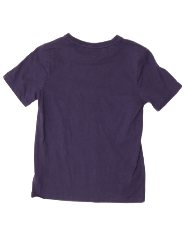 Timberland Boys T-Shirt Top 11-12 år XS Marineblå Colourblock Bomuld