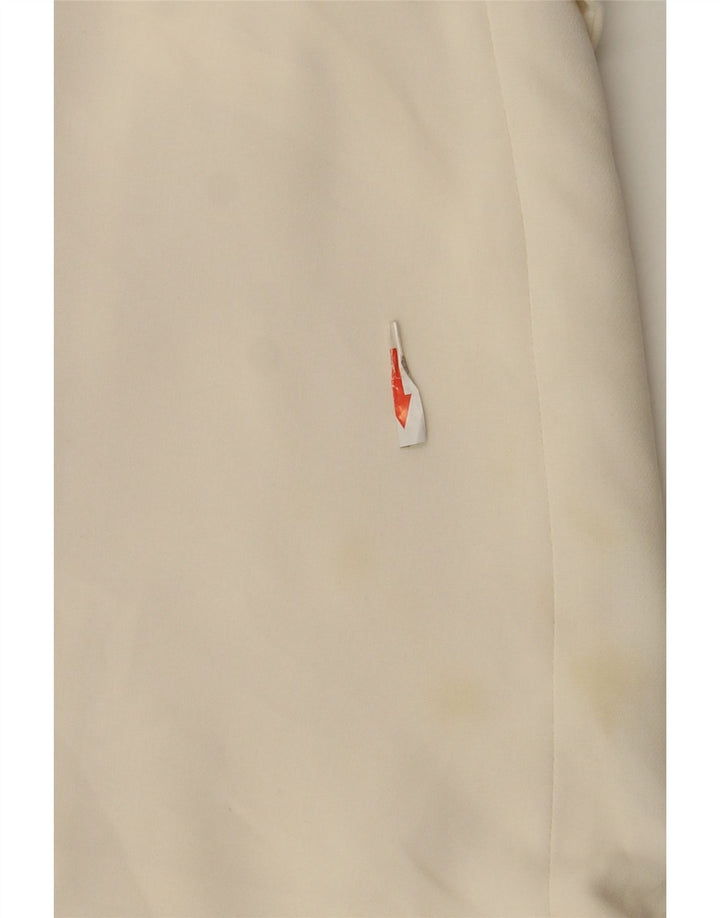 Zara Womens Open Blazer Jacket UK 10 Small Off White Polyester