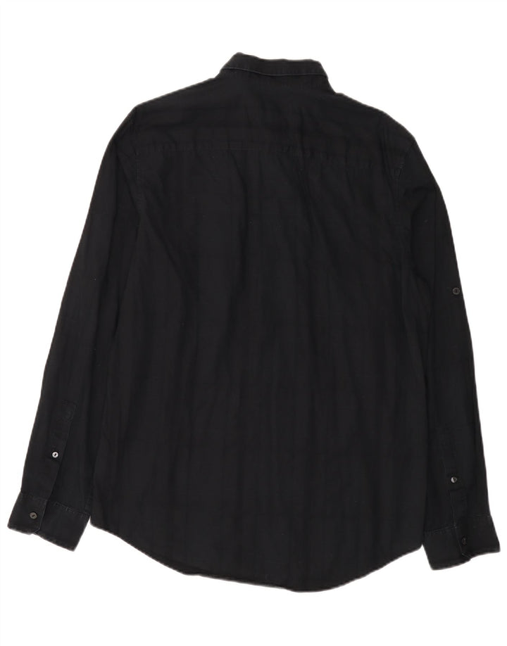 Calvin Klein Herre Classic Fit skjorte Medium marineblå bomuld