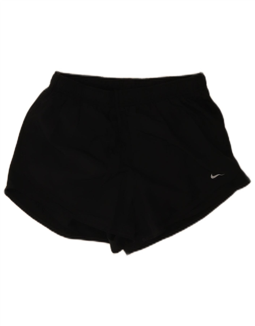 Nike Dame Dri Fit Sport Shorts UK 16 Large Black Polyester