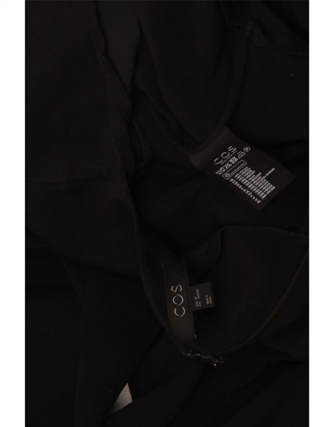 Cos Jumpsuit til kvinder EU 38 Medium Sort viskose