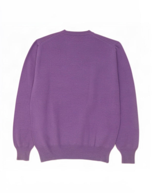 Fred Perry Dame Oversized Crew Neck sweater IT 40 Small Purple