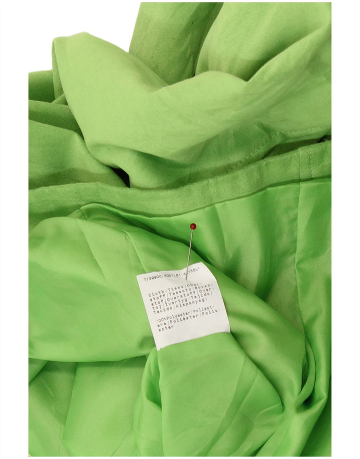 Vintage Dame Blazer Jacket UK 12 Medium Green Polyester