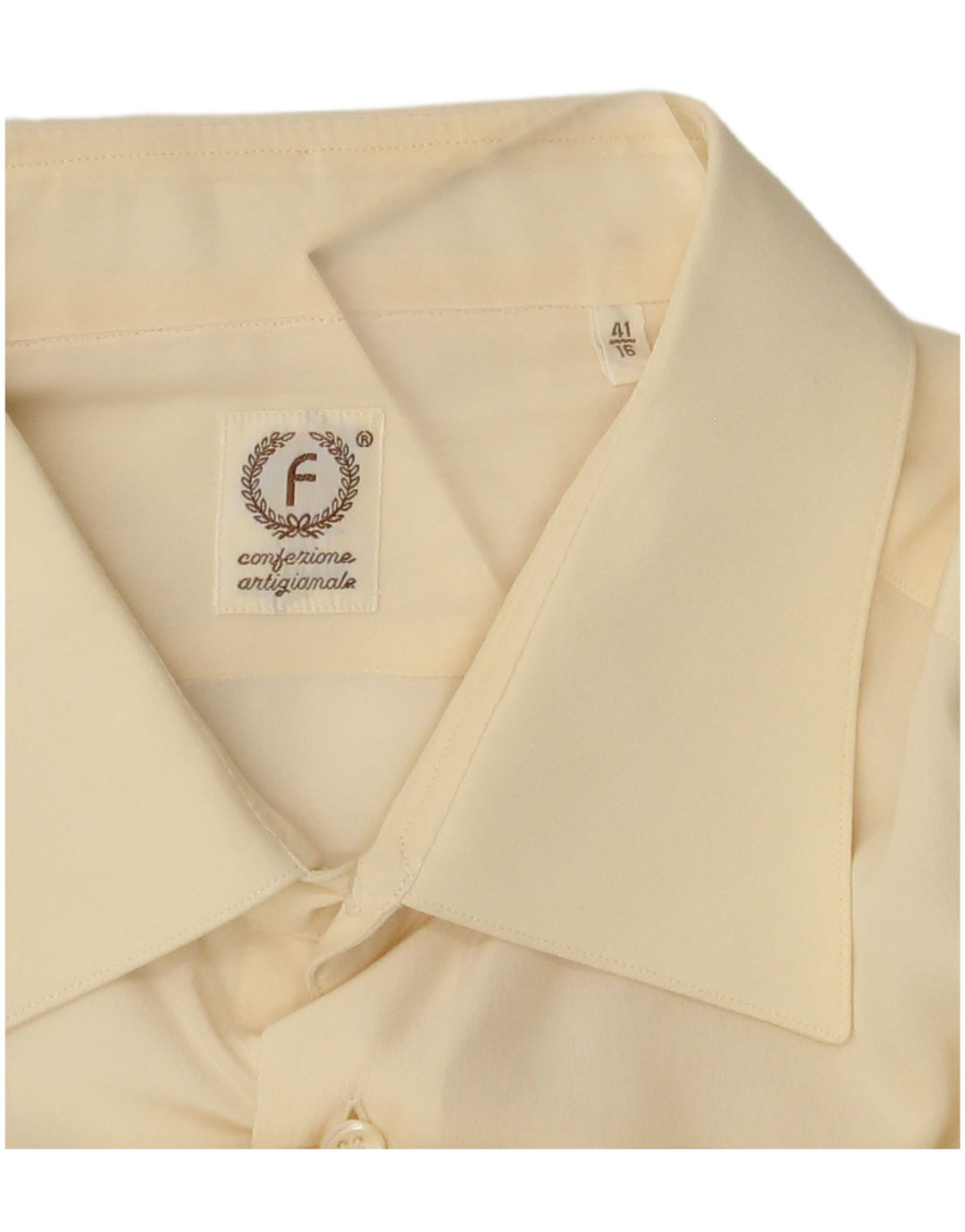 Vintage herreskjorte str. 41 Large Off White