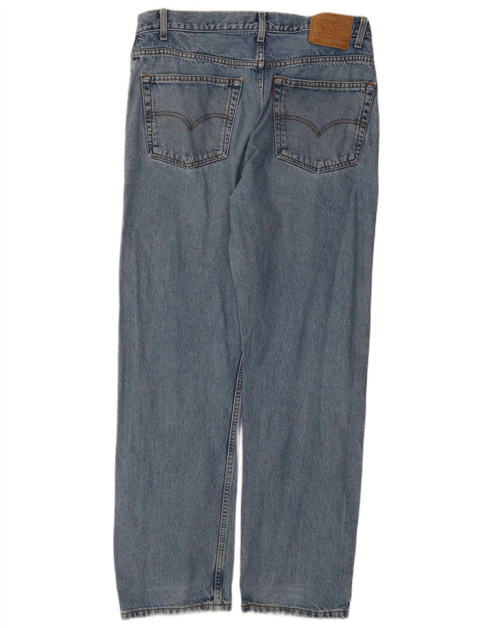 Levi's Herre 505 Regular Fit Straight Jeans W38 L32 Blå Bomuld