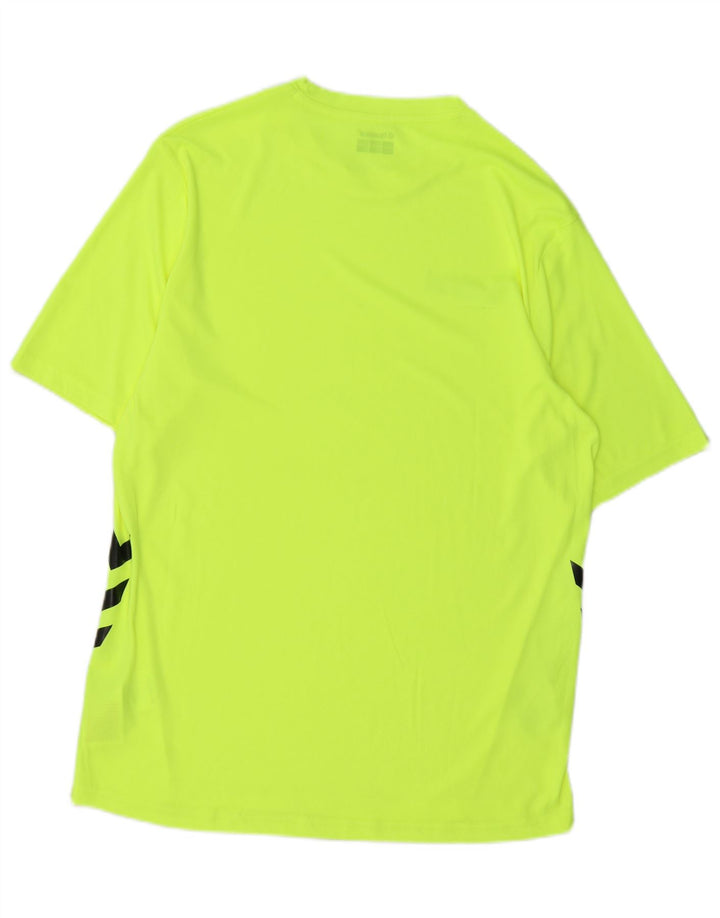 Hummel Herre Grafisk T-Shirt Top Medium Grøn Polyester