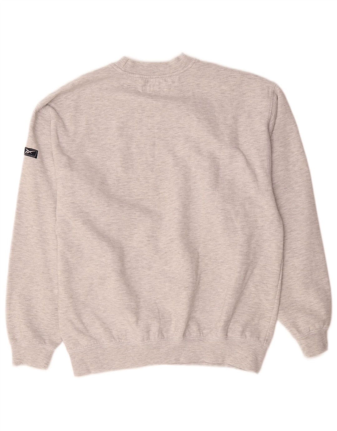 Reebok Sweatshirt til mænd, lille grå flækket polyester