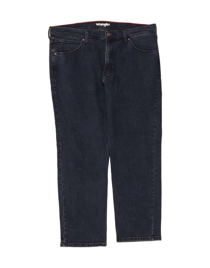 WRANGLER Mens Regular Straight Jeans W38 L30 Blue Cotton Vintage Wrangler and Second-Hand Wrangler from Messina Hembry 