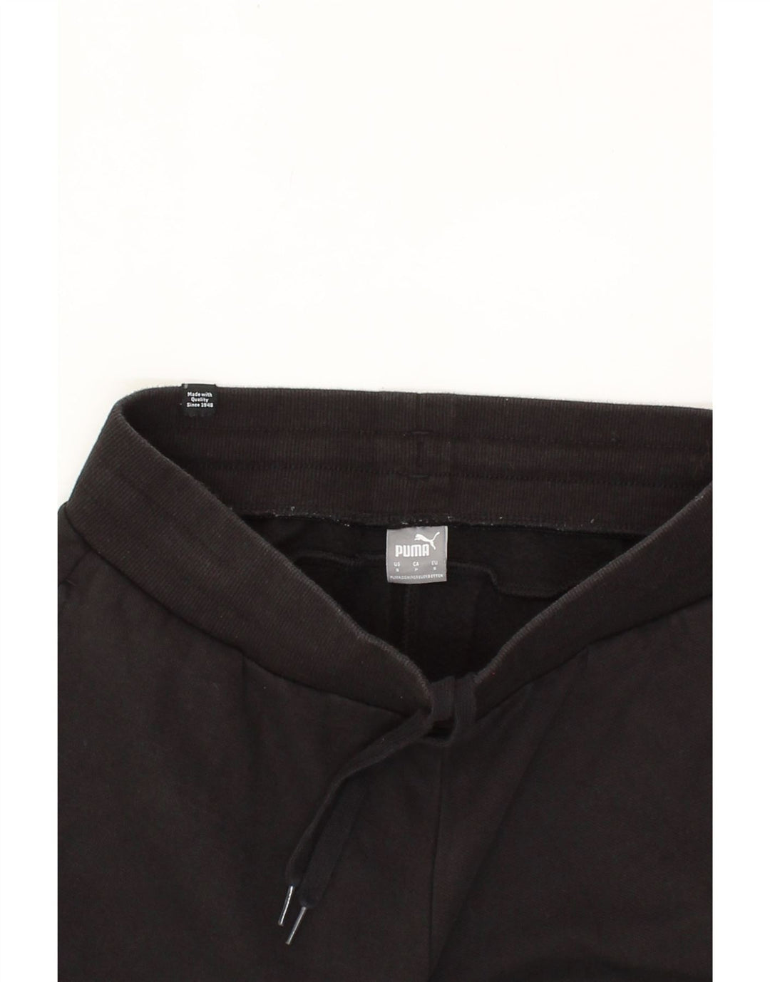PUMA Mens Tracksuit Trousers Joggers Small  Black Cotton Vintage Puma and Second-Hand Puma from Messina Hembry 