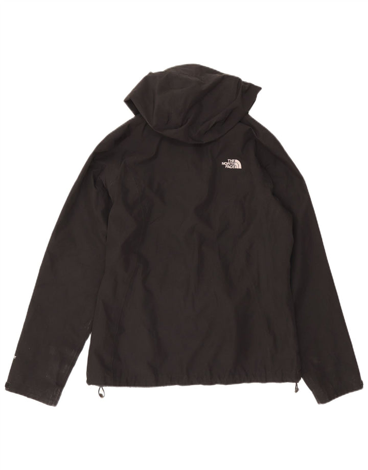 The North Face Regnjakke med hætte til kvinder UK 14 Medium Sort Polyester