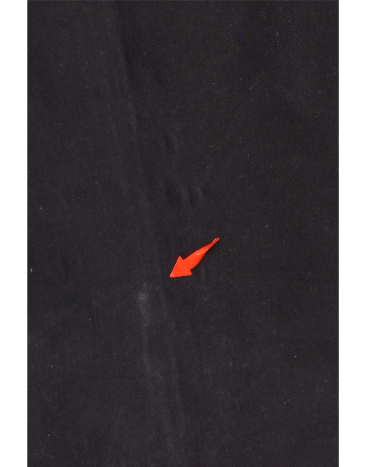 ARMANI Lige Chinobukser til mænd EU 52 XL W36 L36 Marineblå Bomuld